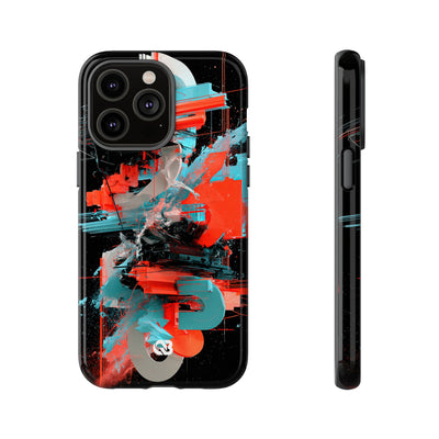 Fragmented Cyber Core · Tough Phone Case for iPhone · Black