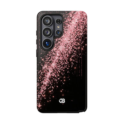 Rose Digital Cascade · Tough Phone Case for Samsung · Pink