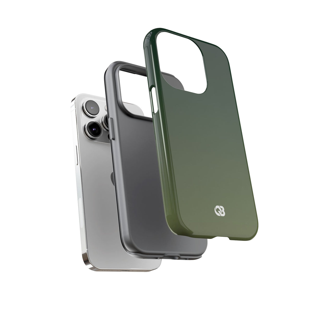 Evergreen Gradient · Tough Phone Case for iPhone · Green