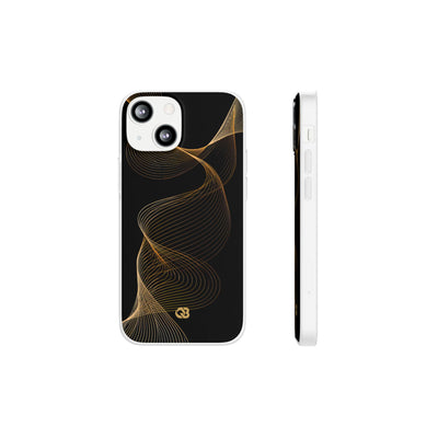 Golden Horizon Drift · Lite Phone Case for iPhone ·  Black