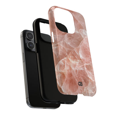 Rose Quartz Facet · Tough 2.0 Magnetic Phone Case for iPhone · Pink