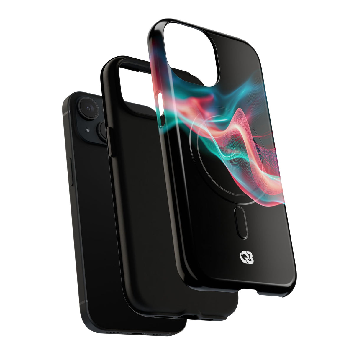 Digital Frequency · Tough 2.0 Magnetic Phone Case for iPhone · Black