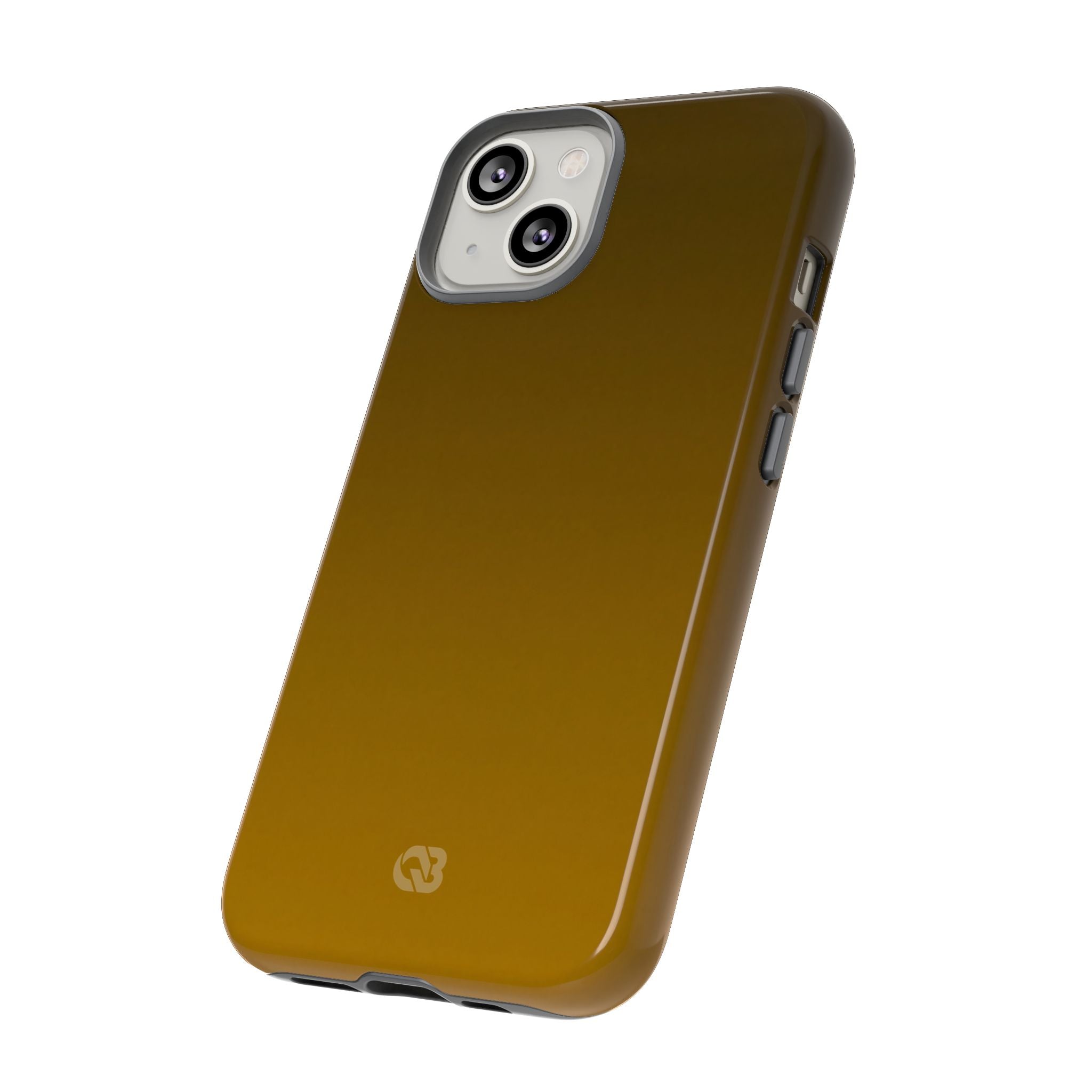 Gold Tough Phone Case for iPhone - Scorched Gold Haze
