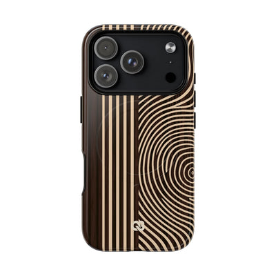 Timber Ring Contour · Tough 2.0 Magnetic Phone Case for iPhone · Brown