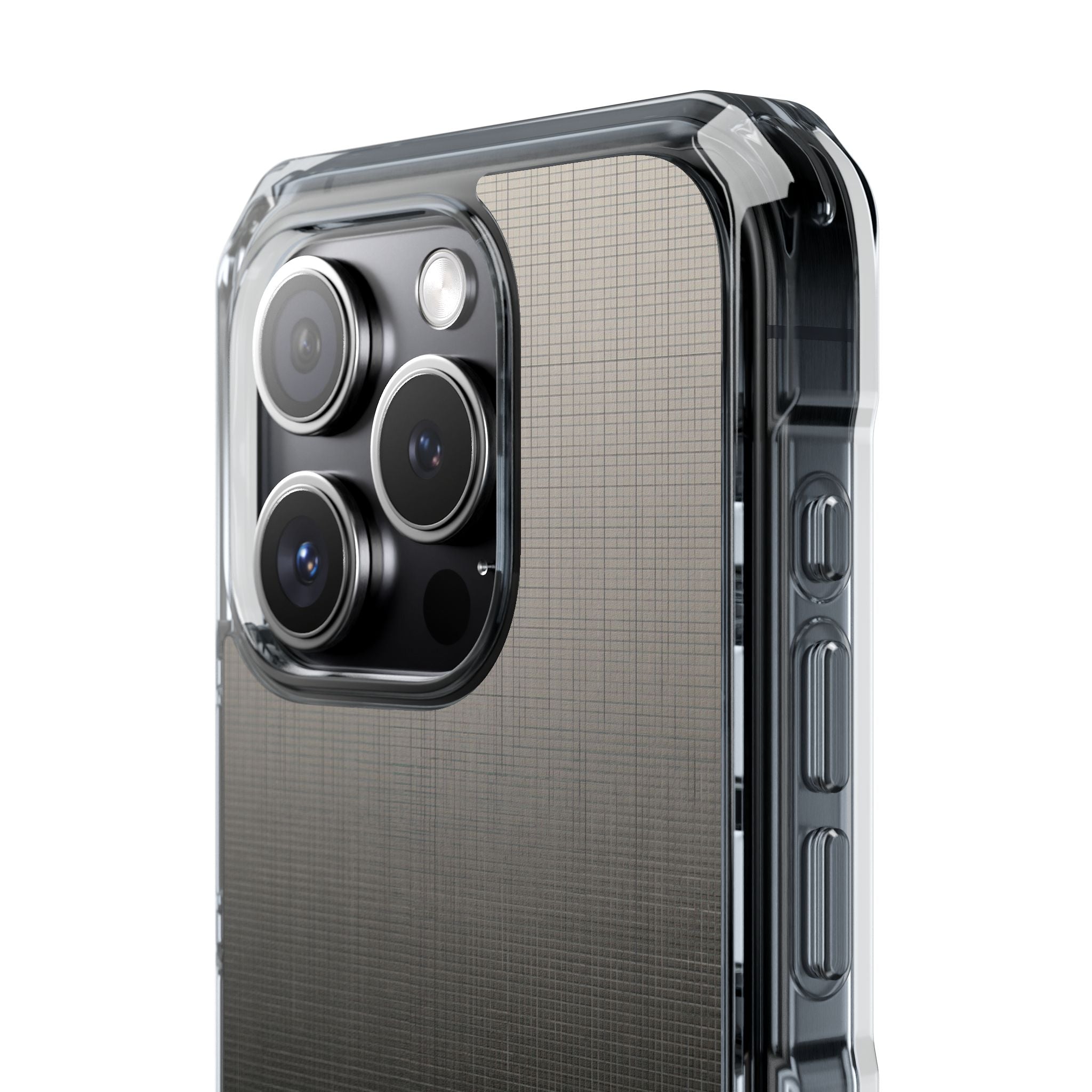 Grey Impact MagSafe Phone Case for iPhone - Faded Sand Mesh