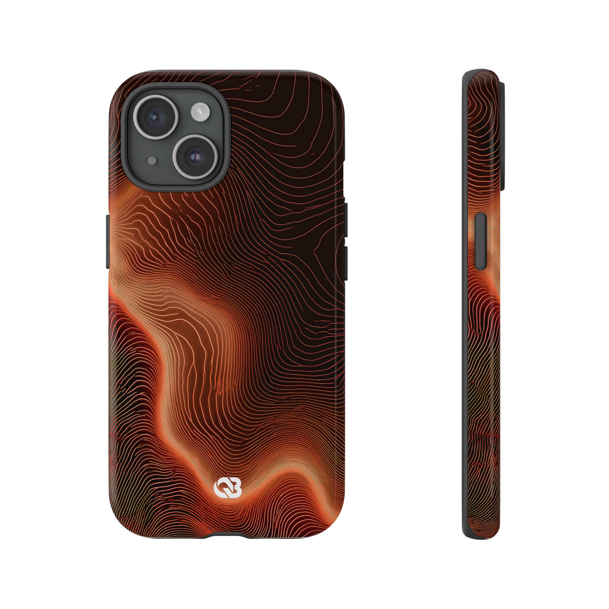 Caldera Ridge · Tough Phone Case for iPhone · Orange
