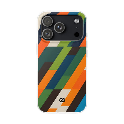 Angled Retro Mosaic · Soft Handyhülle für iPhone