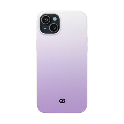 Purple Lite Phone Case for iPhone - Frosted Lavender Fade