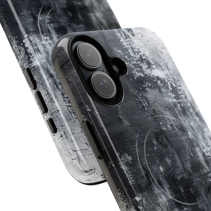 Texturiertes Blackscape iPhone 16 Plus Case - Tough+