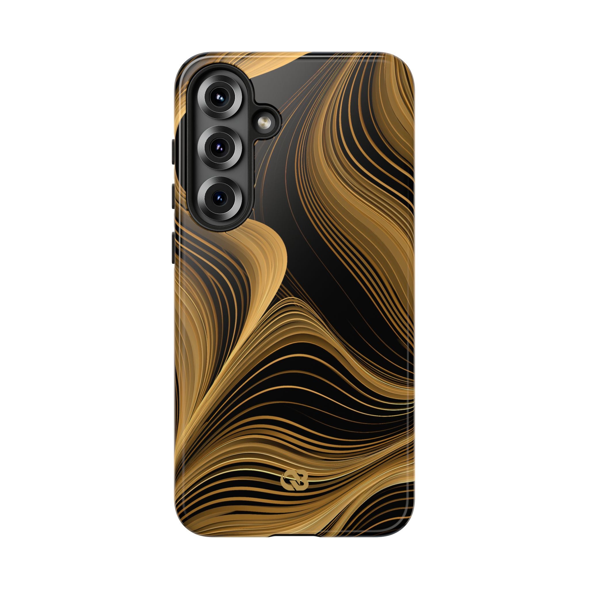 Gold Tough Phone Case for Samsung - Molten Copper Strands