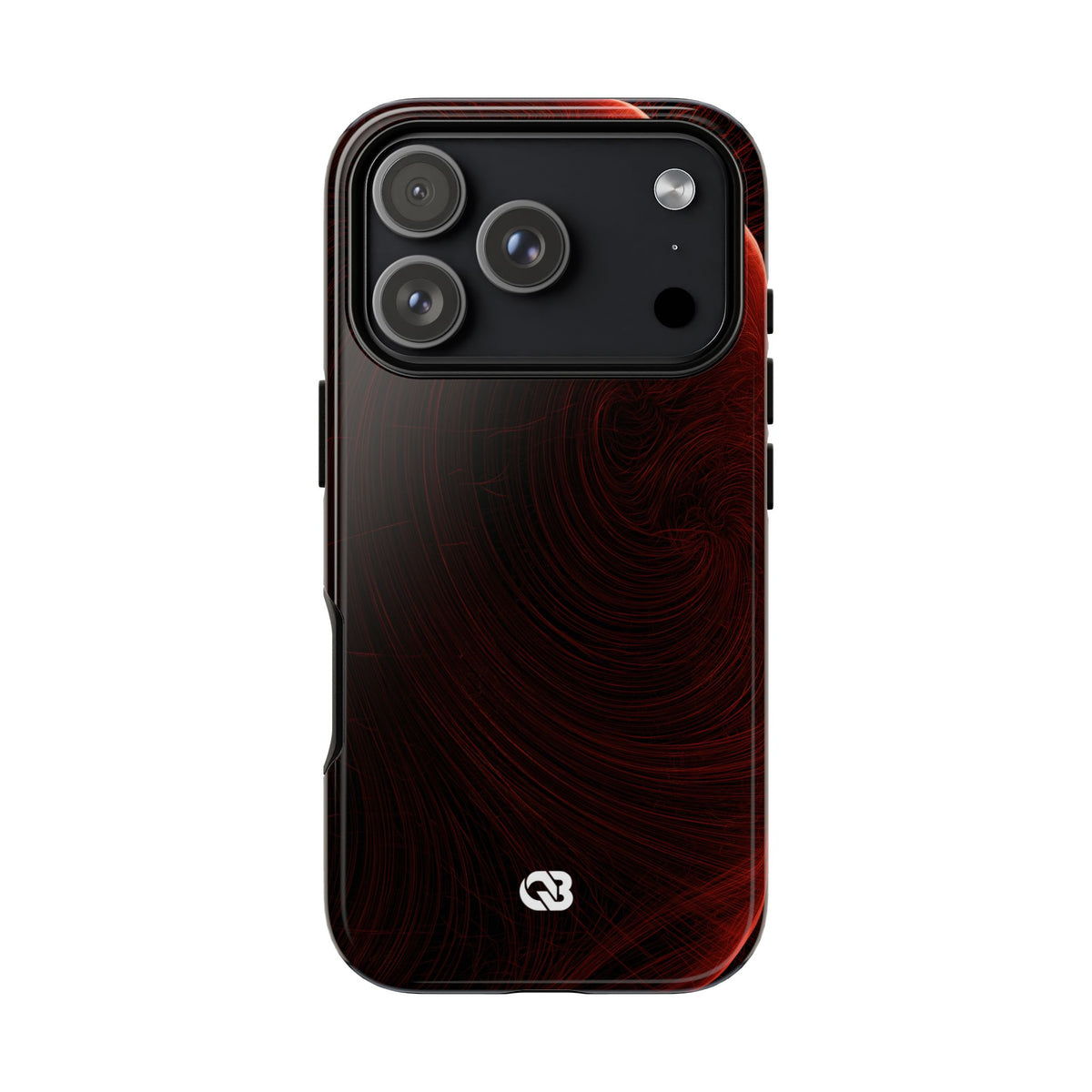 Crimson Solar Horizon · Tough Phone Case for iPhone · Red