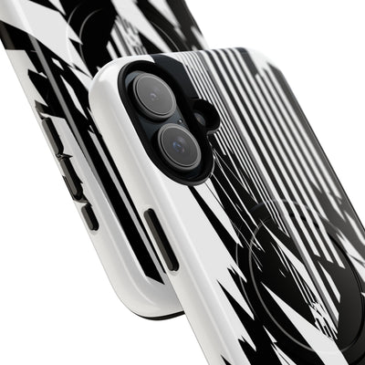 White Tough 2.0 Magsafe Phone Case for iPhone - Shattered Vector Spire