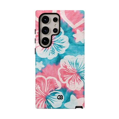 Tropical Hibiscus Bloom · Tough Phone Case for Samsung · Teal