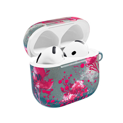 Cyber Blossom · Hard Case for AirPods & AirPods Pro · Teal