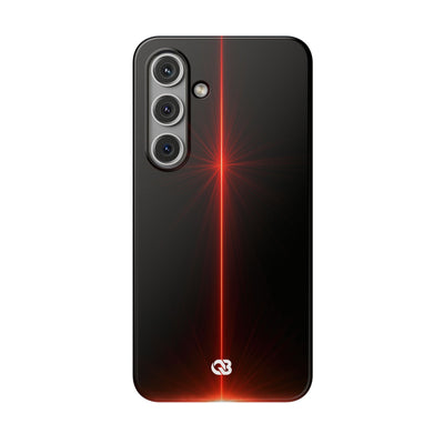 Red Lite Phone Case for Samsung - Crimson Flare Vector