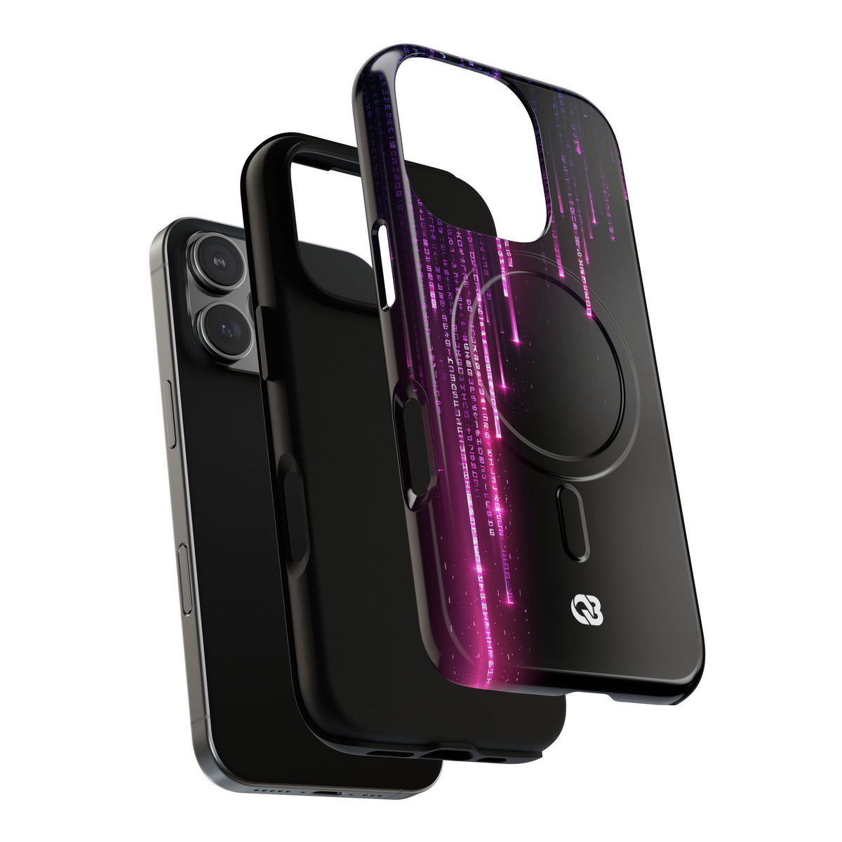 Binary Cascade · Tough 2.0 Magnetic Phone Case for iPhone · Black