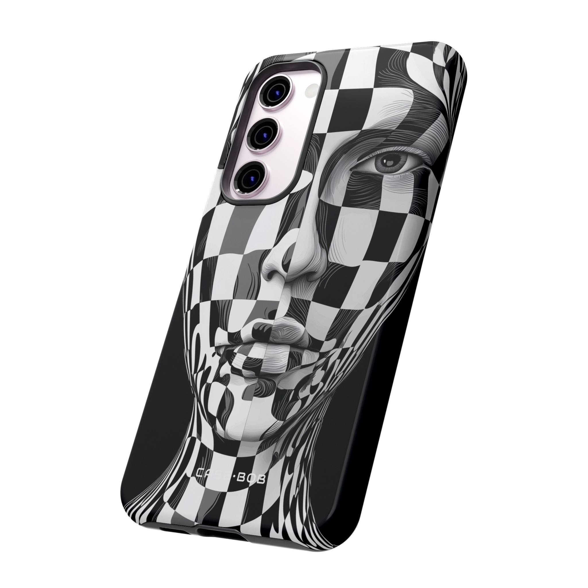 Checkered Face Samsung S23 Plus Case - Tough