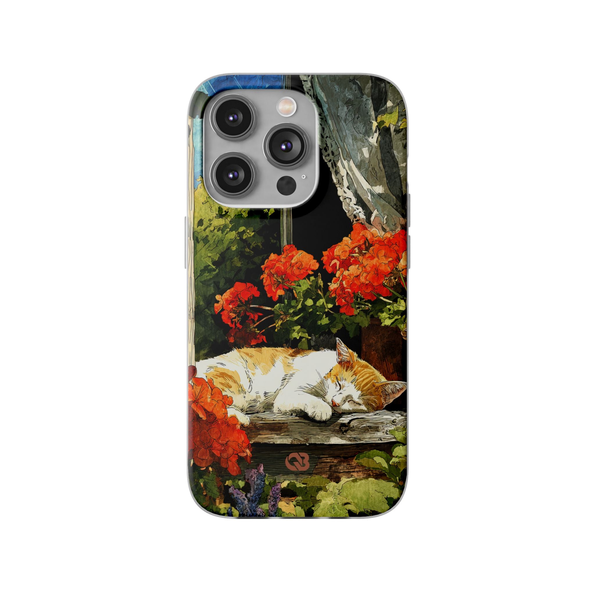Sleeping Ginger Bloom · Soft Hoesje voor iPhone