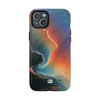 Prismatic Aura Shift · Tough 2.0 Magnetic Phone Case for iPhone · Blue
