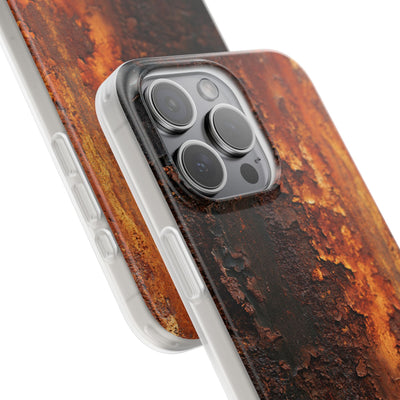 Orange Lite Phone Case for iPhone - Oxidized Iron Crust