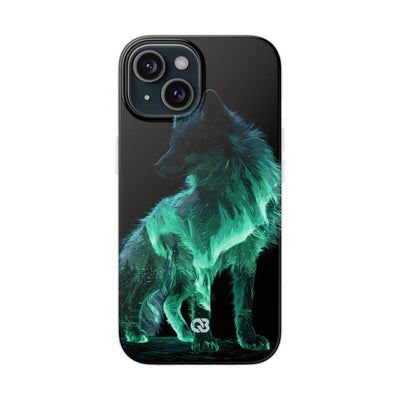 Nordic Aurora Fox · Lite Phone Case for iPhone ·  Teal