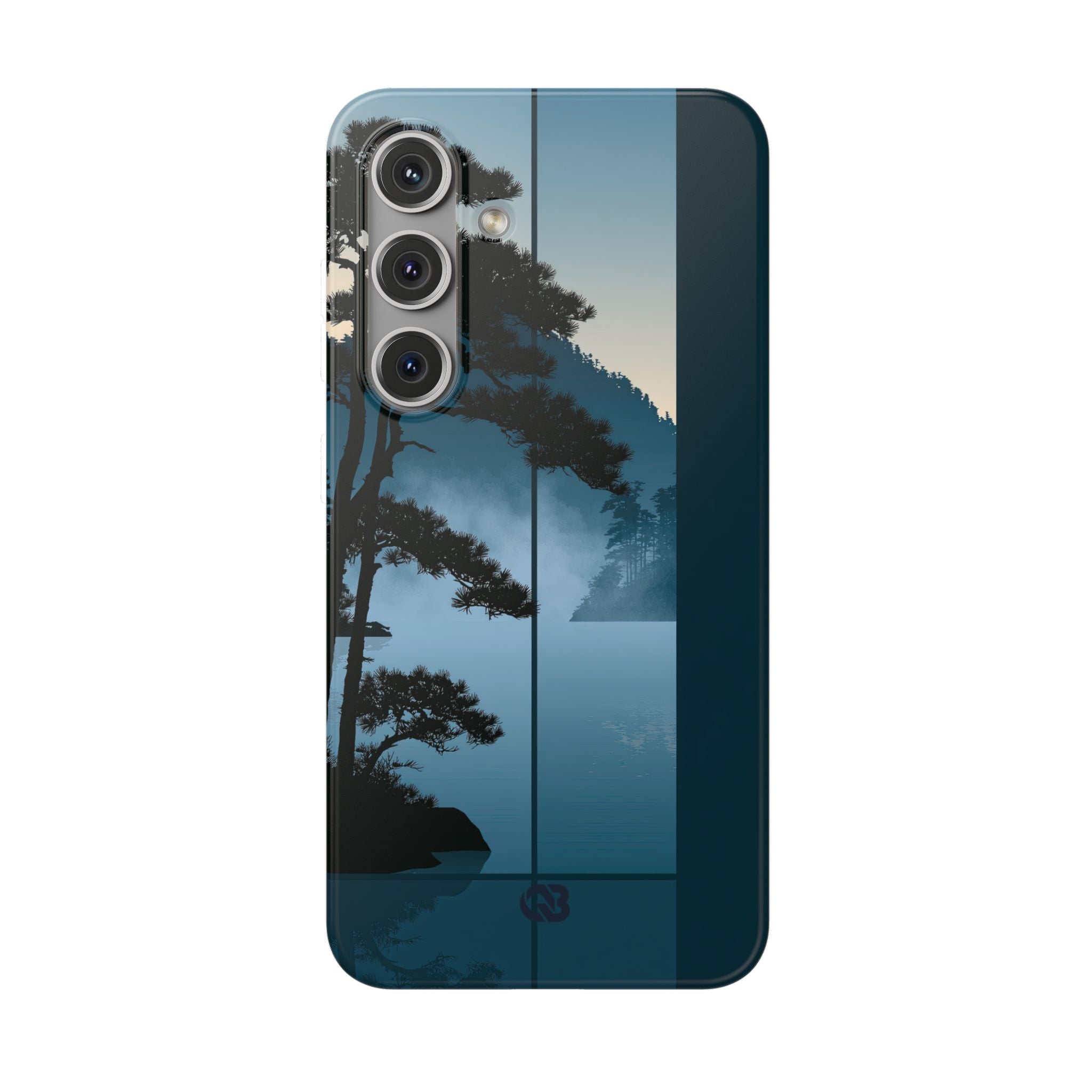 Blue Lite Phone Case for Samsung - Kyoto Mist Pine