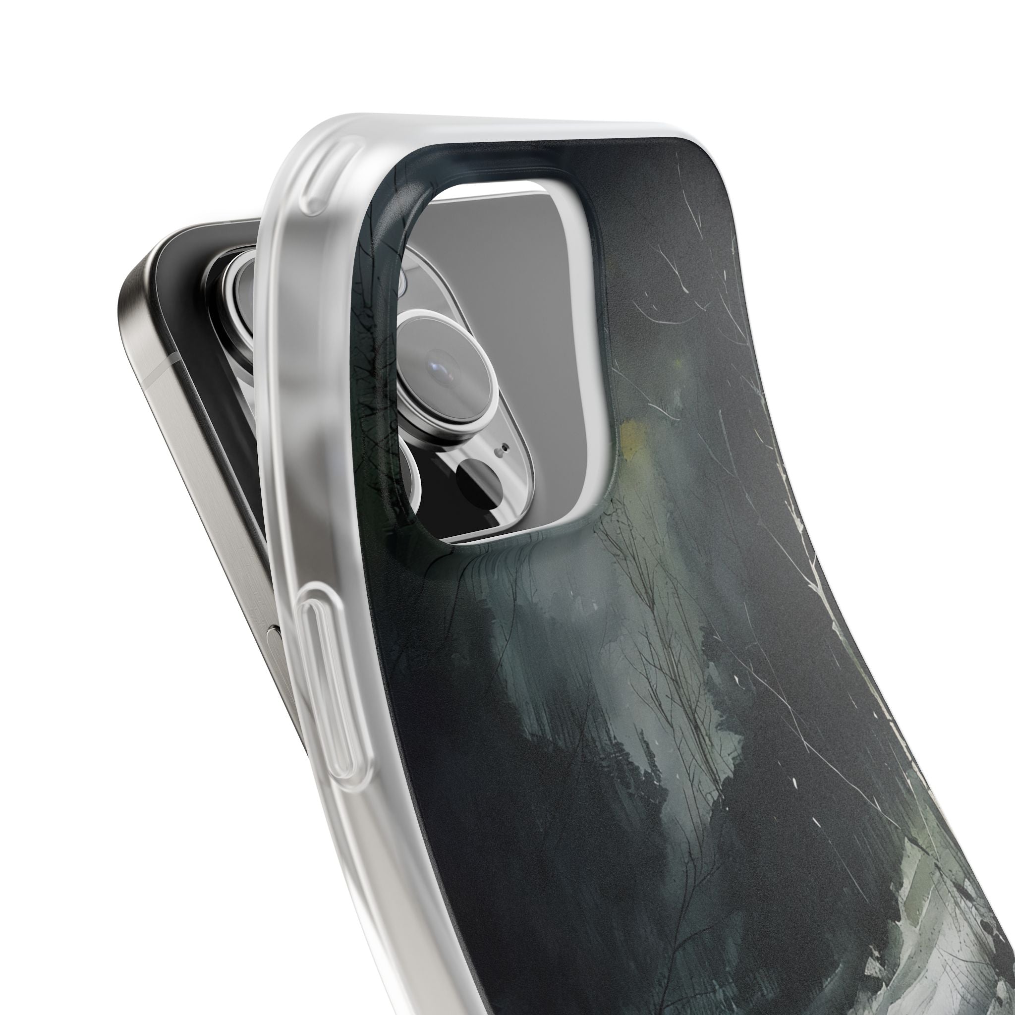 Midnight Winter Hollow · Soft Phone Case for iPhone