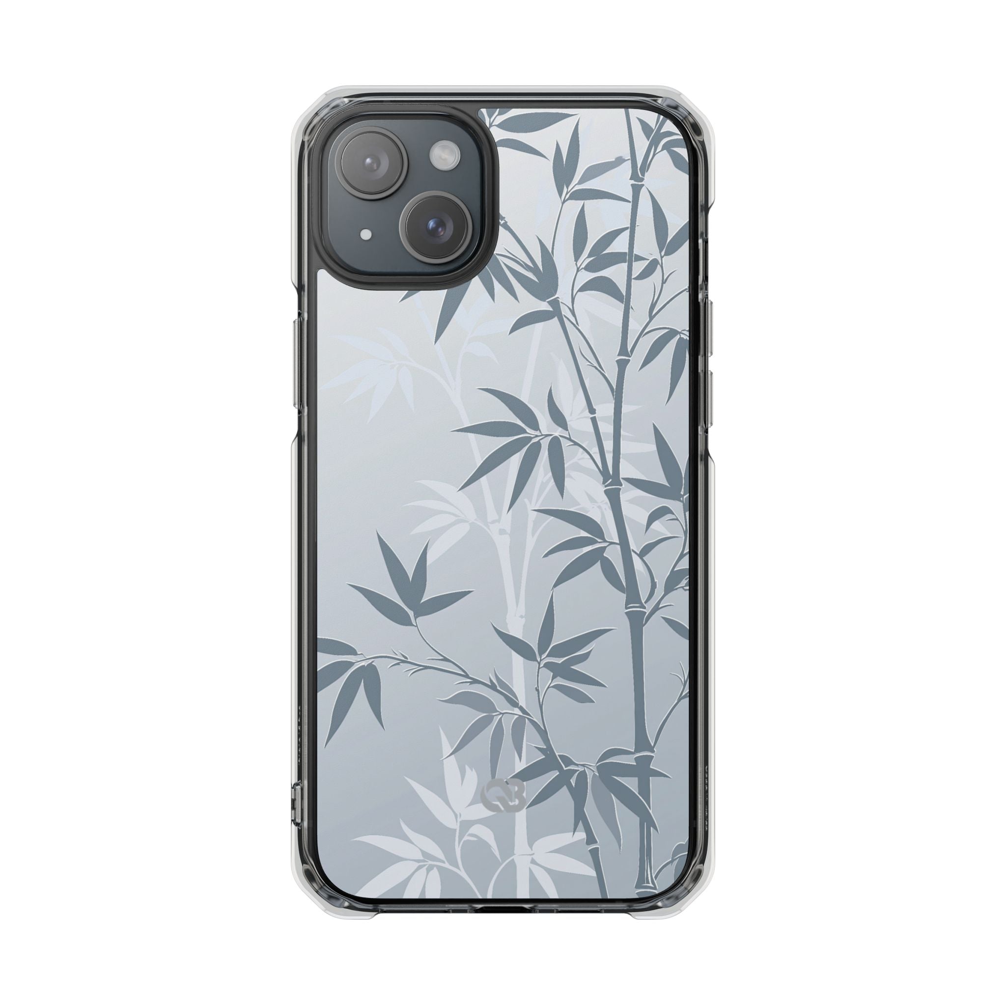 Blue Impact MagSafe Phone Case for iPhone - Slate Bamboo Shadow