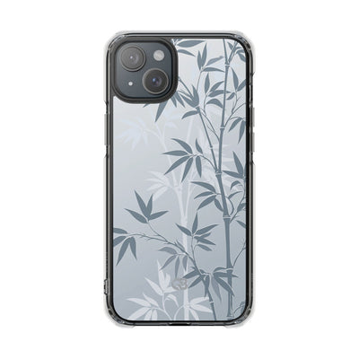 Blue Impact MagSafe Phone Case for iPhone - Slate Bamboo Shadow