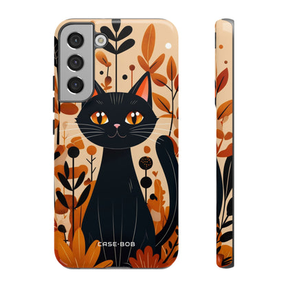 Schwarze Katze Glow Samsung S22 Plus Case - Tough