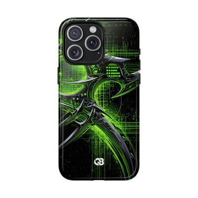 Cyber Sigil Grid · Tough 2.0 Magnetic Phone Case for iPhone · Green