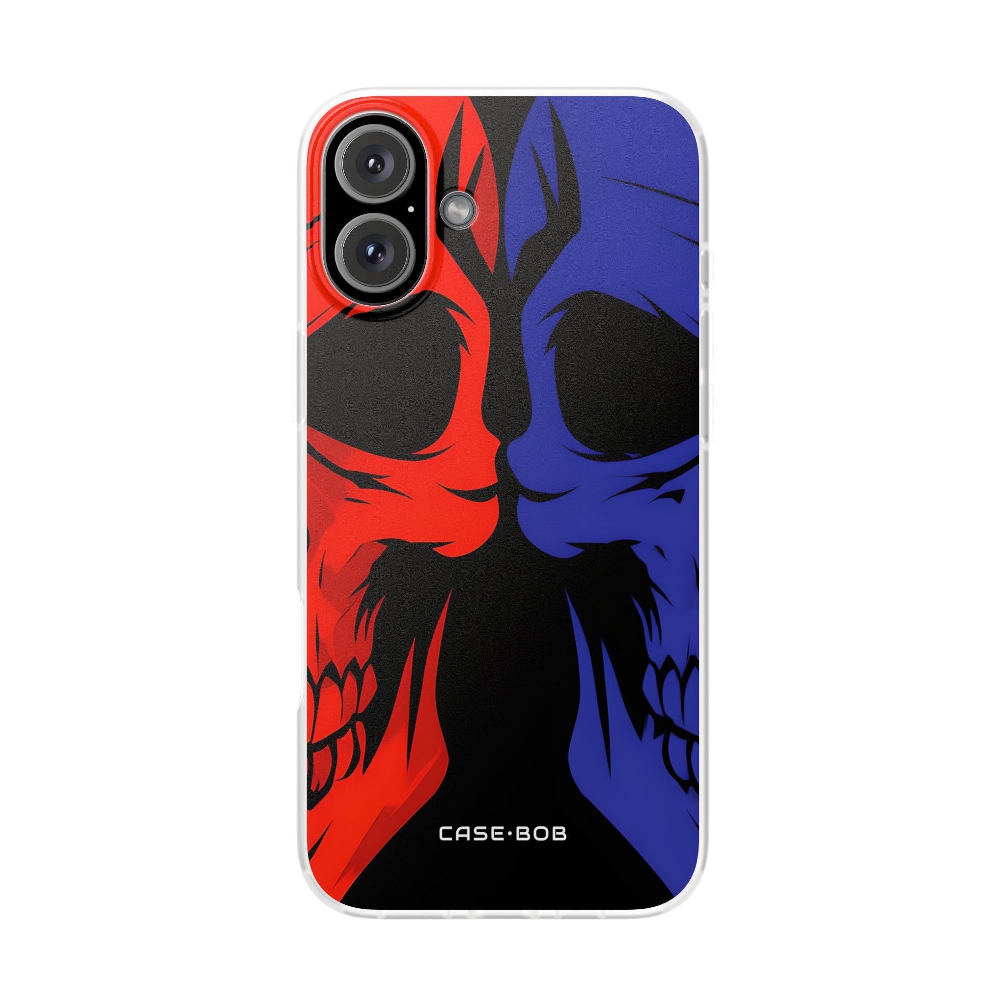Skull Clash iPhone 16 Plus Cover - Soft
