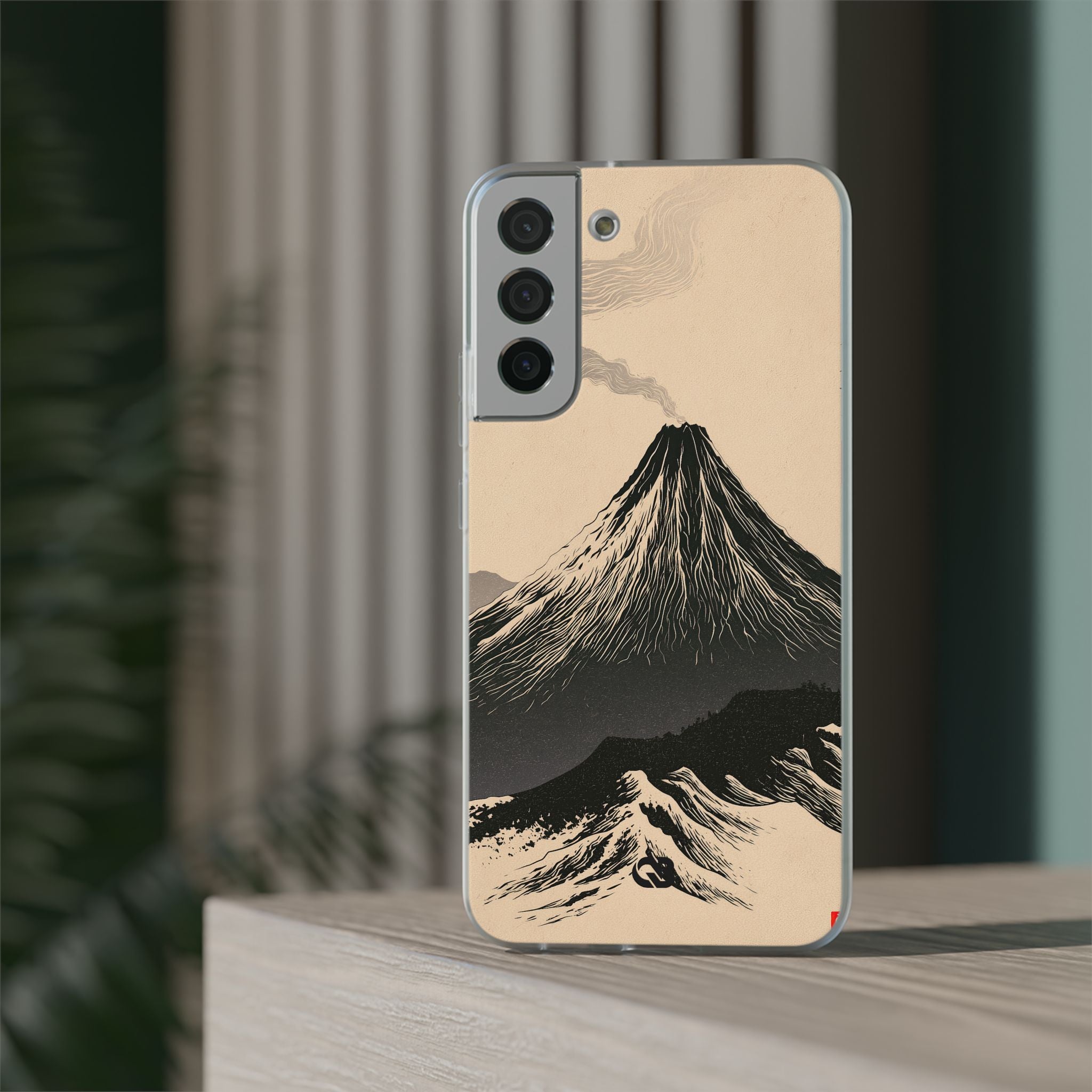Beige Lite Phone Case for Samsung - Obsidian Ink Summit
