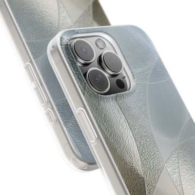 Silver Lite Phone Case for iPhone - Frosted Silver Mosaic
