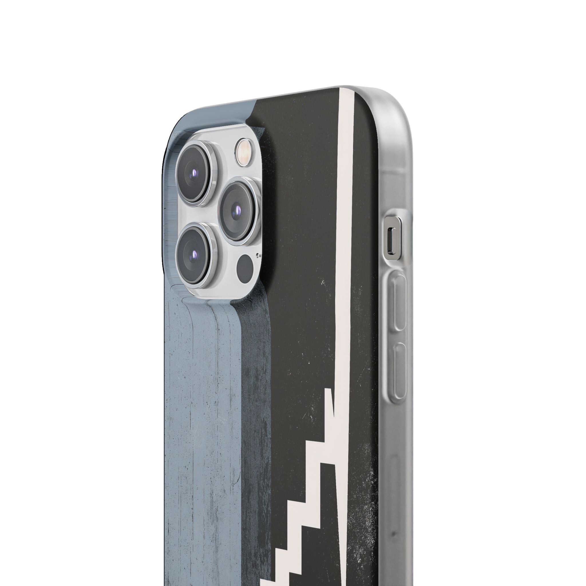 Grey Lite Phone Case for iPhone - Industrial Concrete Void