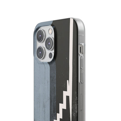 Grey Lite Phone Case for iPhone - Industrial Concrete Void
