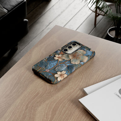 Gilded Blossom Reverie · Tough Phone Case for Samsung · Teal
