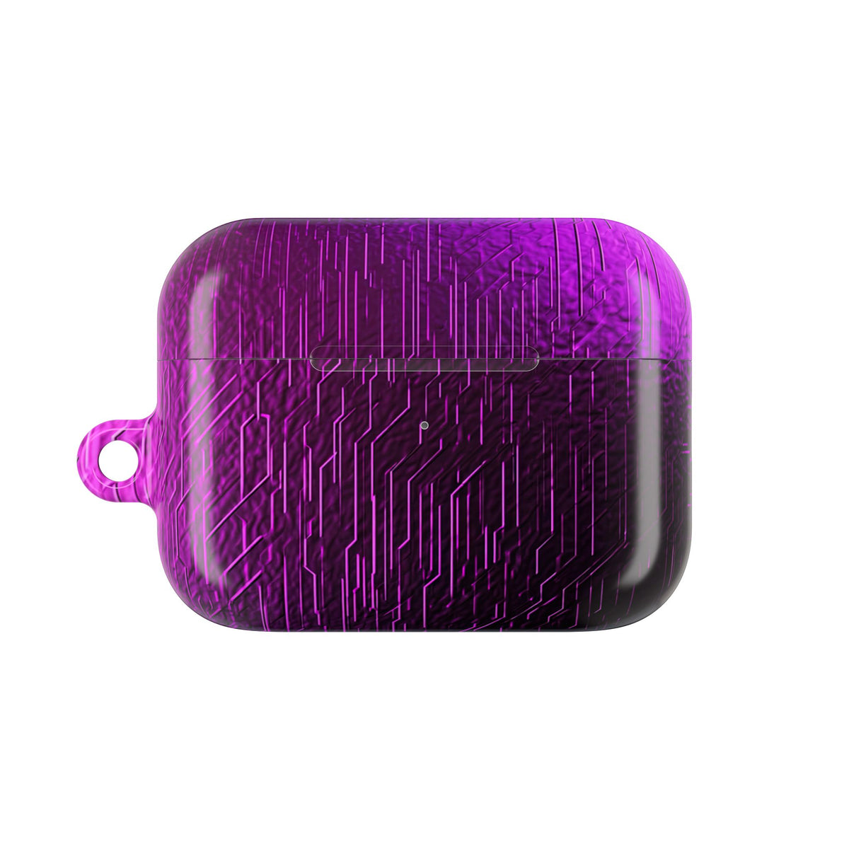 Violet Cyber Circuit · Hard Case for AirPods & AirPods Pro · Purple
