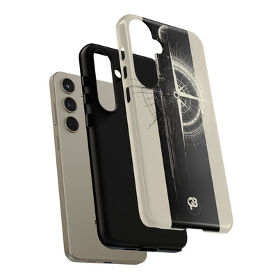 Beige Tough Phone Case for Samsung - Zenith Vector Spire