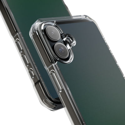 Deep Forest Nocturne · Clear Impact Magnetic Phone Case for iPhone · Green