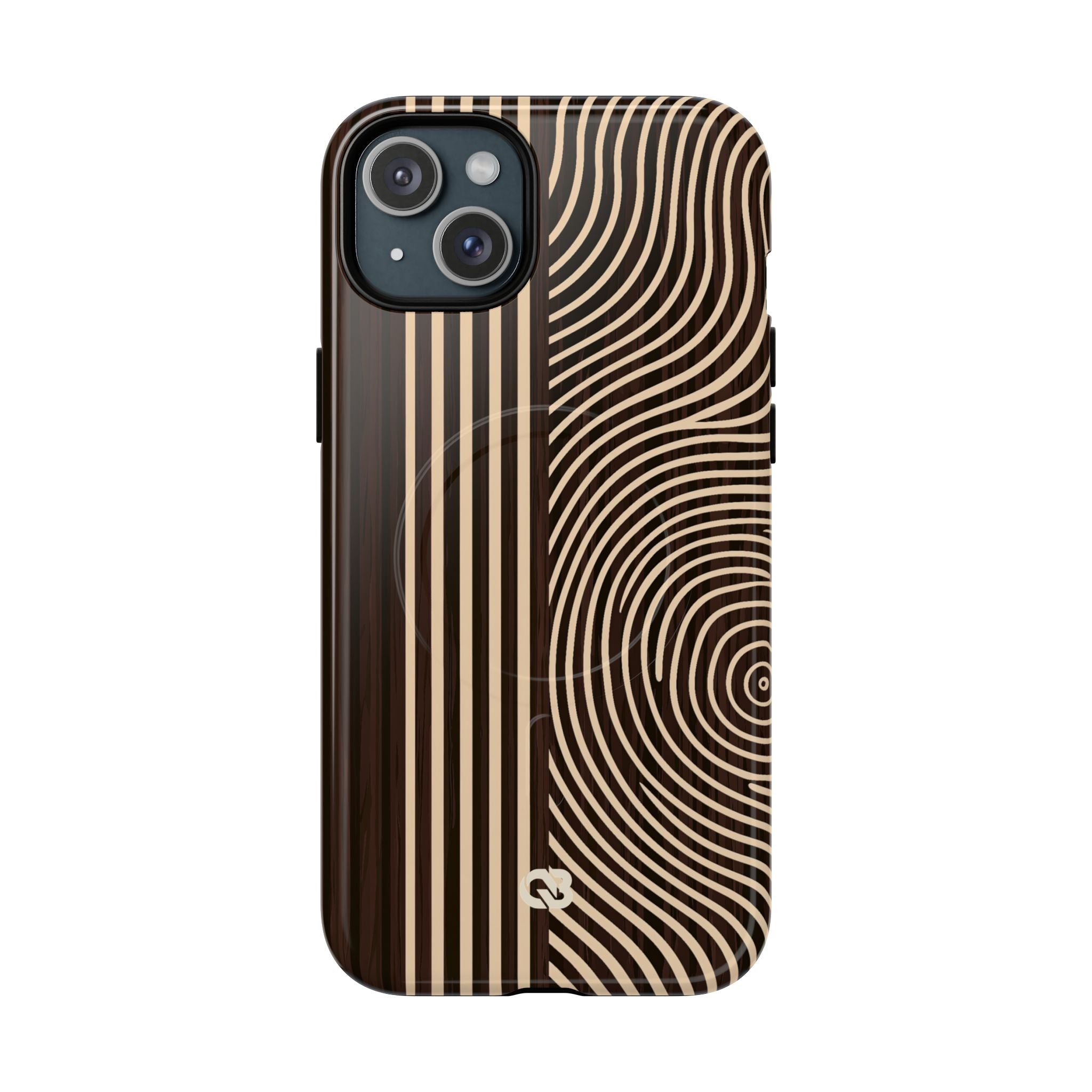 Brown Tough 2.0 Magsafe Phone Case for iPhone - Espresso Sand Ridge