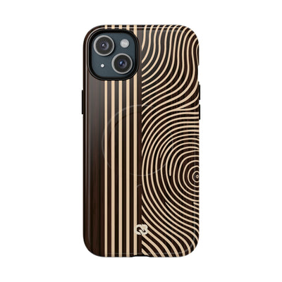 Brown Tough 2.0 Magsafe Phone Case for iPhone - Espresso Sand Ridge