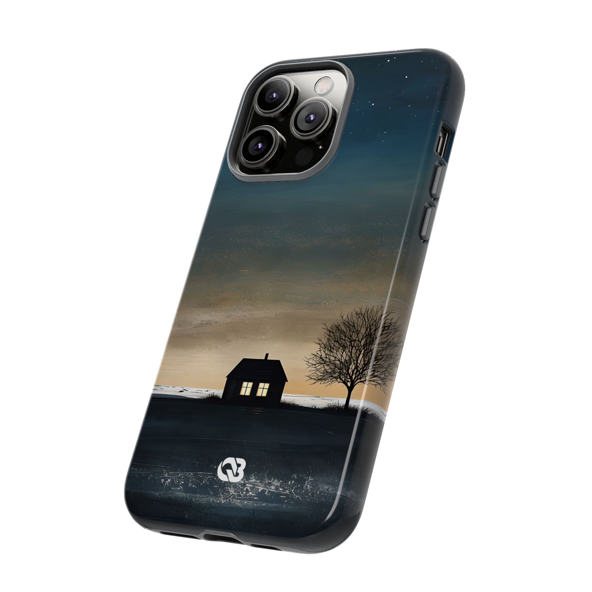 Midnight Cabin Glow · Tough Hoesje voor iPhone