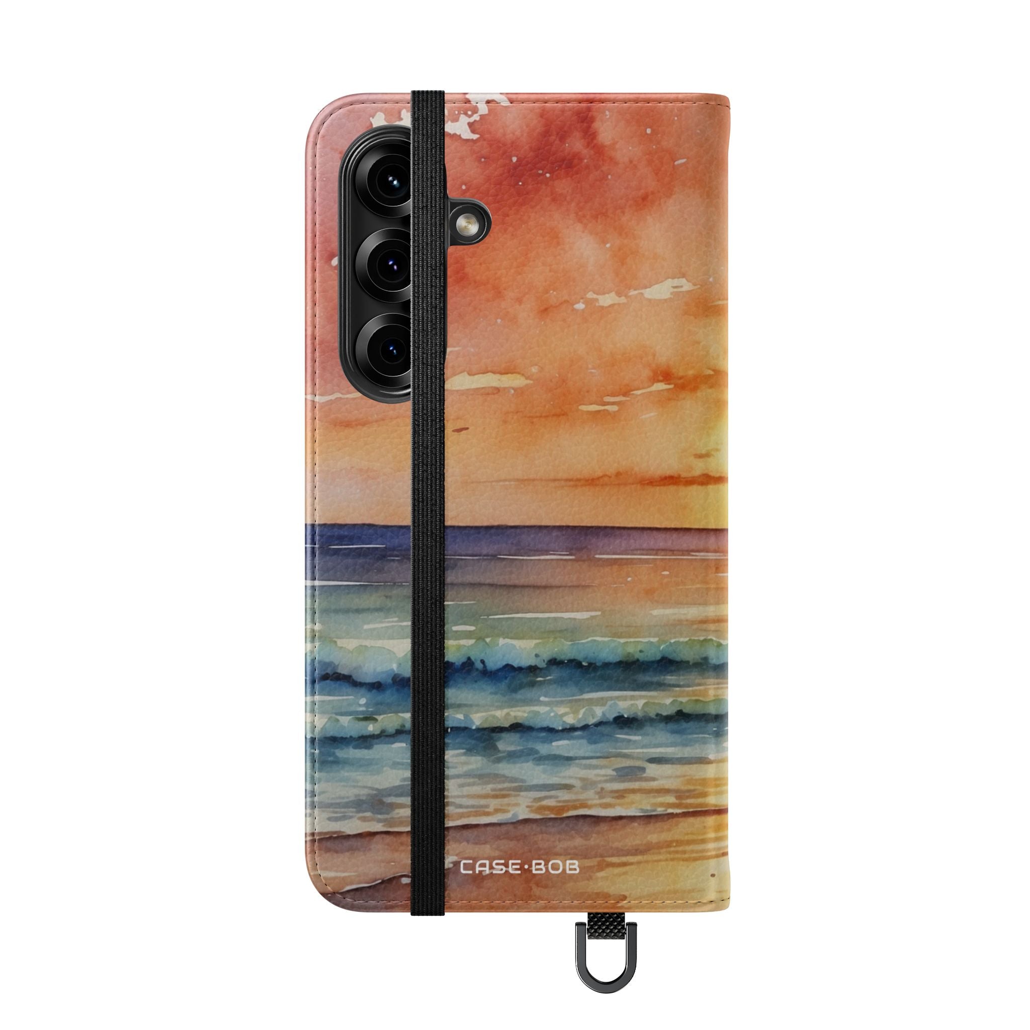 Golden Palm Sunset - Samsung S25 Case - Wallet