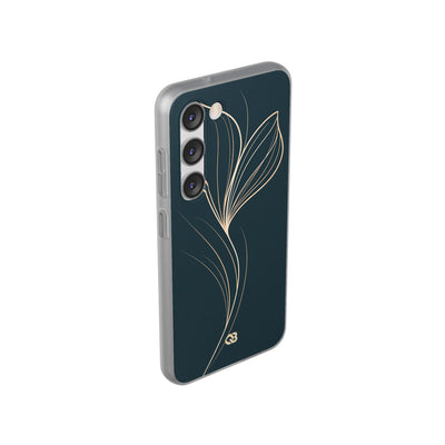 Teal Lite Phone Case for Samsung - Sandstone Silk Flora