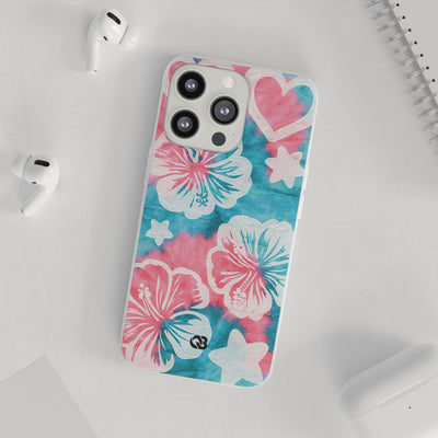 Tropical Hibiscus Bloom · Lite Phone Case for iPhone ·  Teal