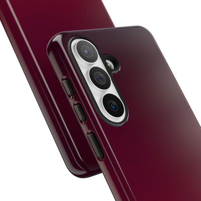 Red Tough Phone Case for Samsung - Deep Sangria Gradient