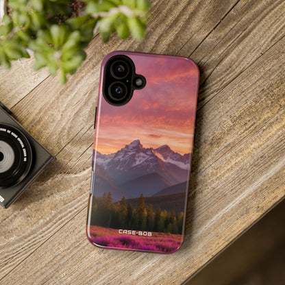 Snowy Peak Glow iPhone 16 Plus Case - Tough