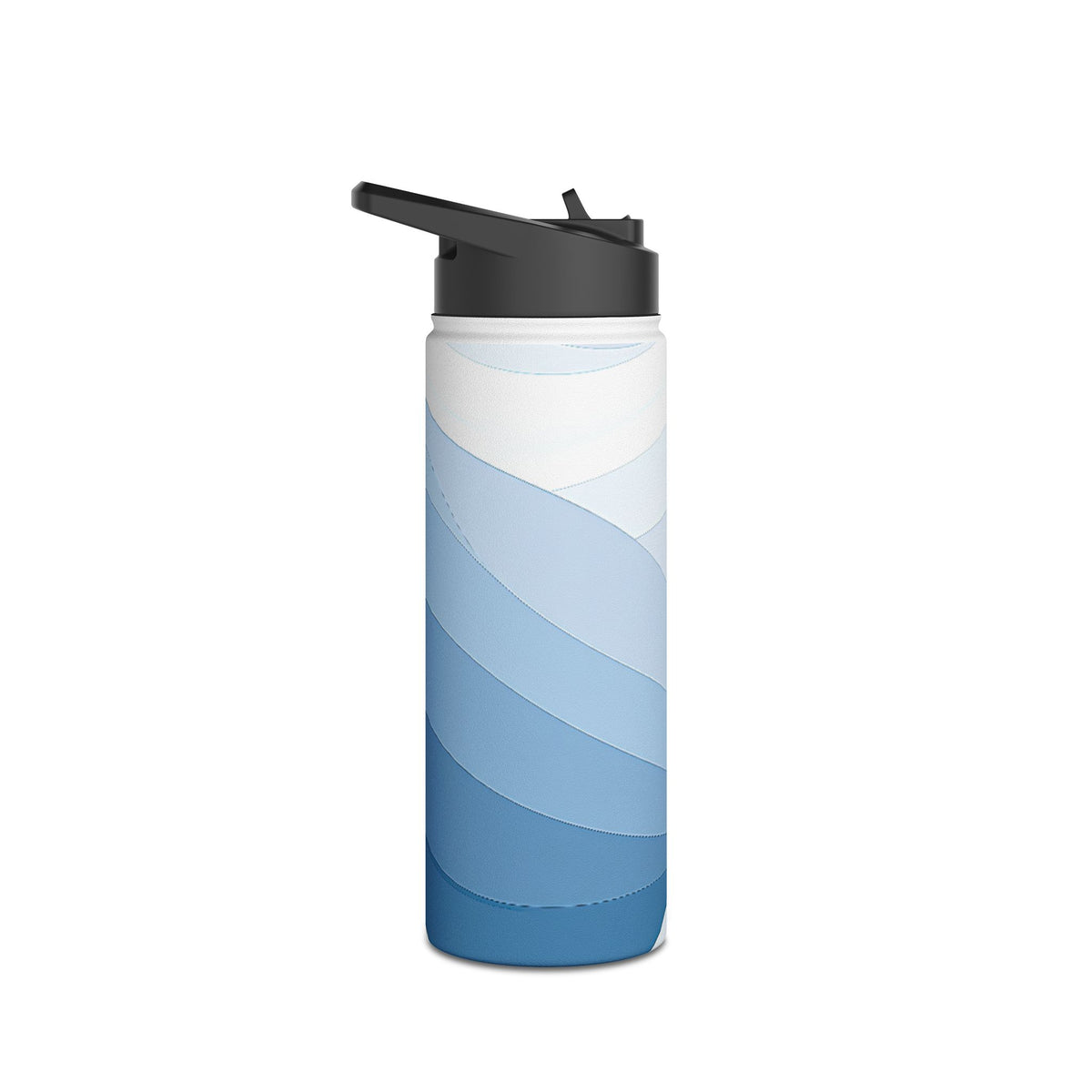 Glacial Contour · Insulated Water Bottle · Blue