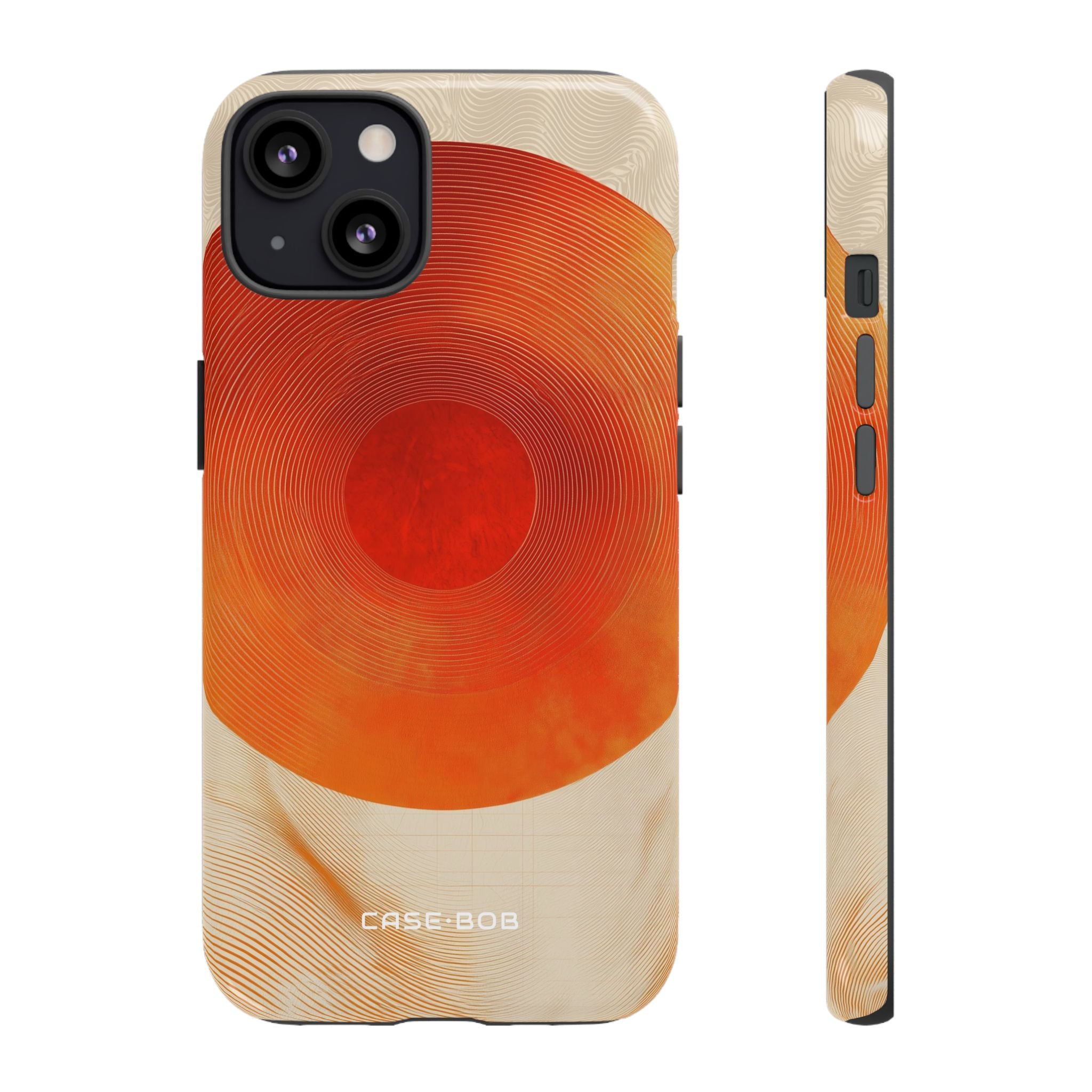 Sunburst Swirl iPhone 13 Case - Tough